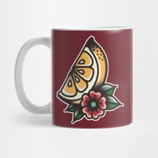 Lemon tattoo design Mug